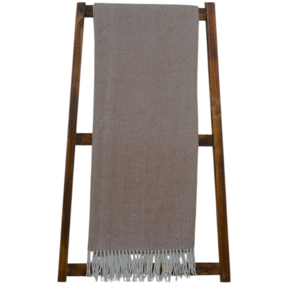 NWT - Alashan - Cashmere Feel Cotton Blend Throw Blanket -  50"x70"